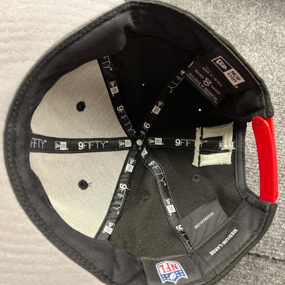 New Era 9Fifty NFL Super Bowl LI Houston Cap Adult Fitted Medium/Large Black Hat - Picture 9 of 11